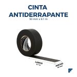 Cinta Antiderrapante Navitek Negro 50mm x 9.1m - Imagen 2