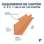 Esquinero 1.60m x 120 Puntos - Imagen 2