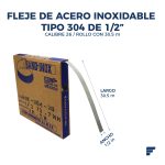Fleje Acero Inoxidable 1/2" - Imagen 2