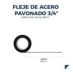 Fleje de Acero Pavonado 3/4" - Imagen 2