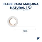 Fleje Para Máquina Natural 1/2" - Imagen 2