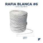 Rafia Blanca Cal. 6 - Imagen 2