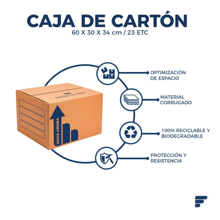Cajas de Carton 60x30x34 Fycamex