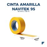 Cinta Amarilla Navitek 95 48 mm x 150 m - Imagen 2