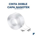 Cinta Doble Capa Nano-Tek de 28 mm x 5 m - Imagen 2