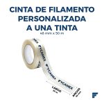 Cinta de Filamentos Personalizada de 48 mm x 50 m a 1 Tinta