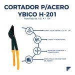 Cortador P/Acero Ybico H-201