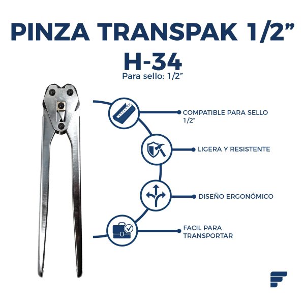 Pinza Transpak 1/2_ H-34_fycamex