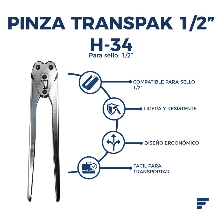 Pinza Transpak 1/2_ H-34_fycamex