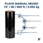Playo Negro 18"