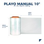 Playo Manual de 10" Cal. 70 x 1000 Ft - Imagen 2