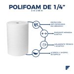 Rollo de Polifoam de 1/4"