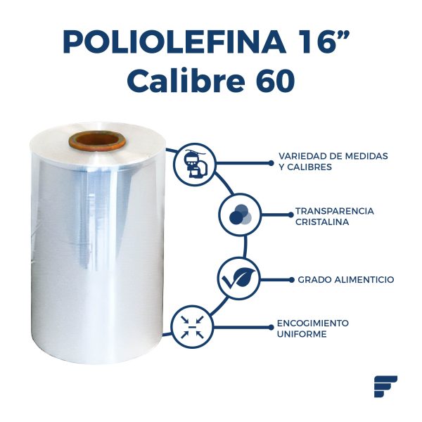 Poliolefina Doblada y Microperforada de 16" Cal. 60 x 1332 m