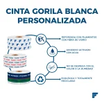 Cinta Gorila Blanca Personalizada