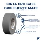 Cinta Pro Gaff Gris Fuerte Mate_48x50_fycamex