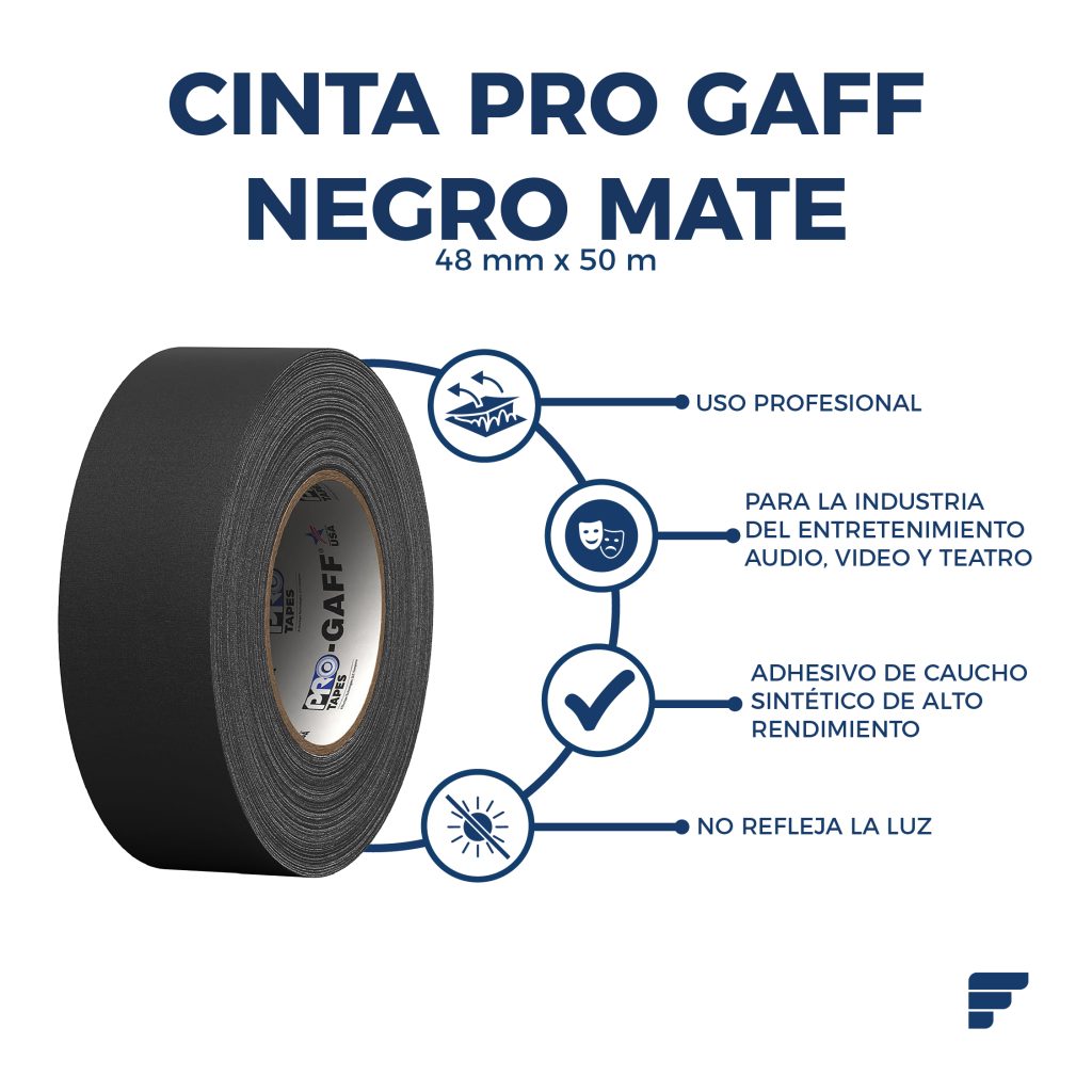 Cinta Pro Gaff Negro Mate_48x50_fycamex