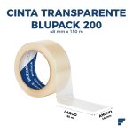 Cinta Transparente Blupack 200 48x150 Fycamex