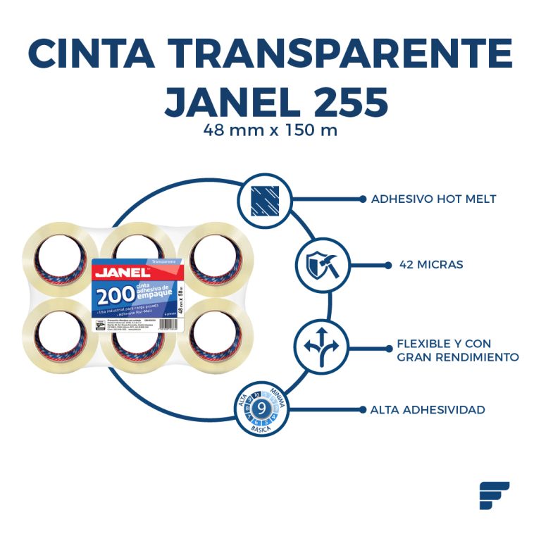 Cinta Transparente Janel 255_fycamex