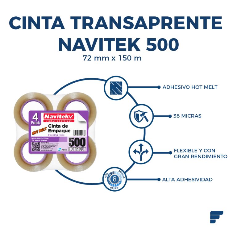 Cinta Transparente Navitek 500 fycamex