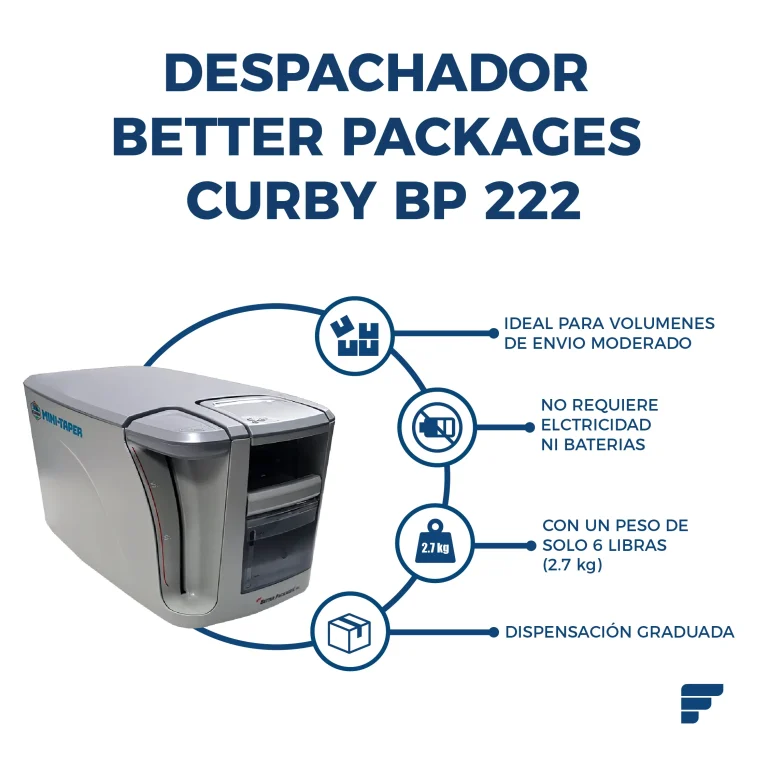 Despachador Better Packages Curby BP 222 Fycamex