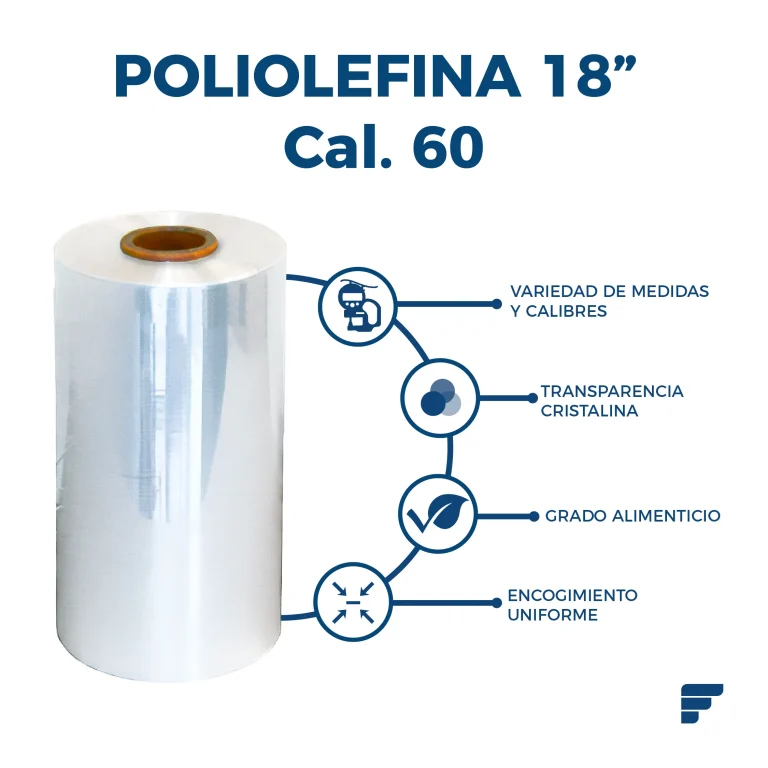 Poliolefina Doblada y Microperforada de 18" Cal. 60 x 1332 m