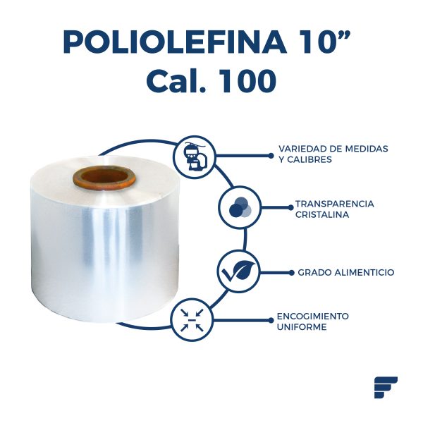 Poliolefina Doblada y Microperforada de 10" Cal. 100 X 800 m