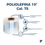 Poliolefina Doblada y Microperforada de 10" Cal. 75 x 1067 m