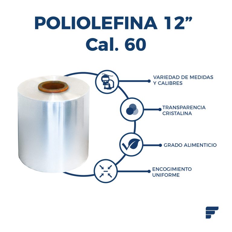 Poliolefina Doblada y Microperforada de 12" Cal. 60 x 1332 m