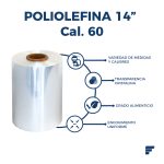 Poliolefina Doblada y Microperforada de 14" Cal. 60 x 1332 m