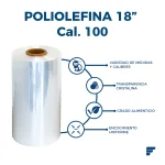 Poliolefina Doblada y Microperforada de 18" Cal. 100 X 800 m