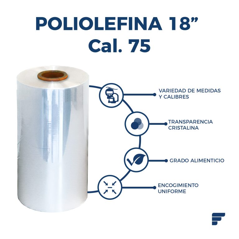 Poliolefina Doblada y Microperforada de 18" Cal. 75 x 1067 m