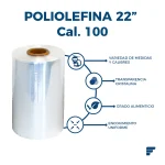 Poliolefina Doblada y Microperforada de 22" Cal. 100 X 800 m