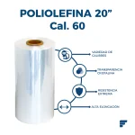 Poliolefina Doblada y Microperforada de 20" Cal. 60 x 1332 m