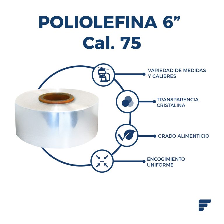 Poliolefina Doblada y Microperforada de 6" Cal. 75 x 1067 m