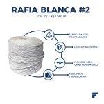 Rafia Blanca Cal. 2