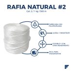 Rafia Natural Cal. 2