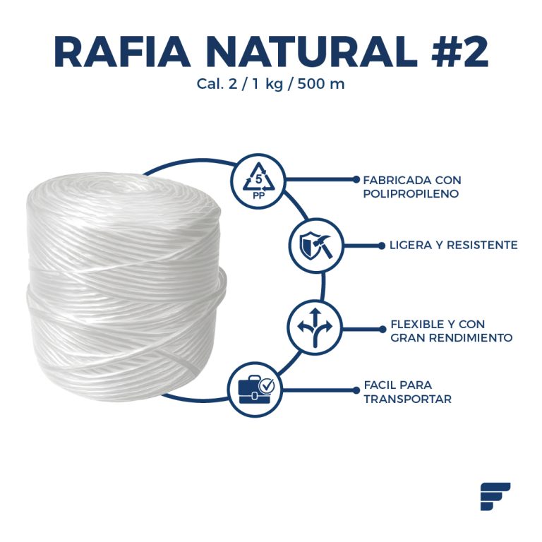 Rafia Natural Cal. 2