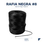 Rafia Negra Cal. 8 - Imagen 2