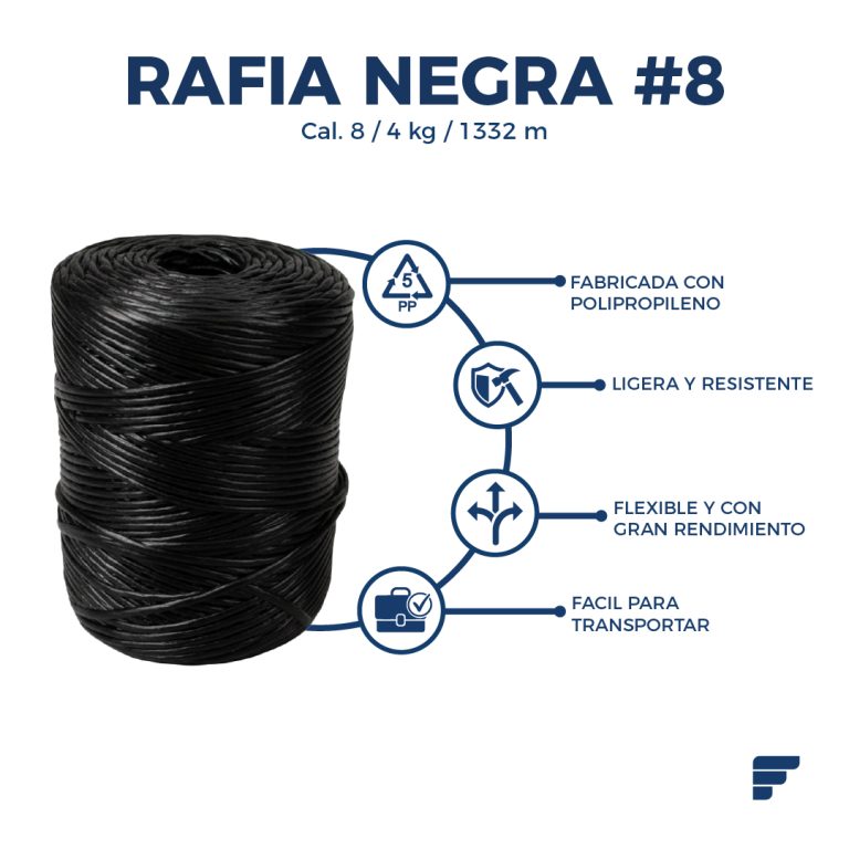 Rafia Negra #8_Fycamex