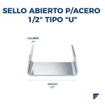 Sello P/Acero de 1/2" - Imagen 2