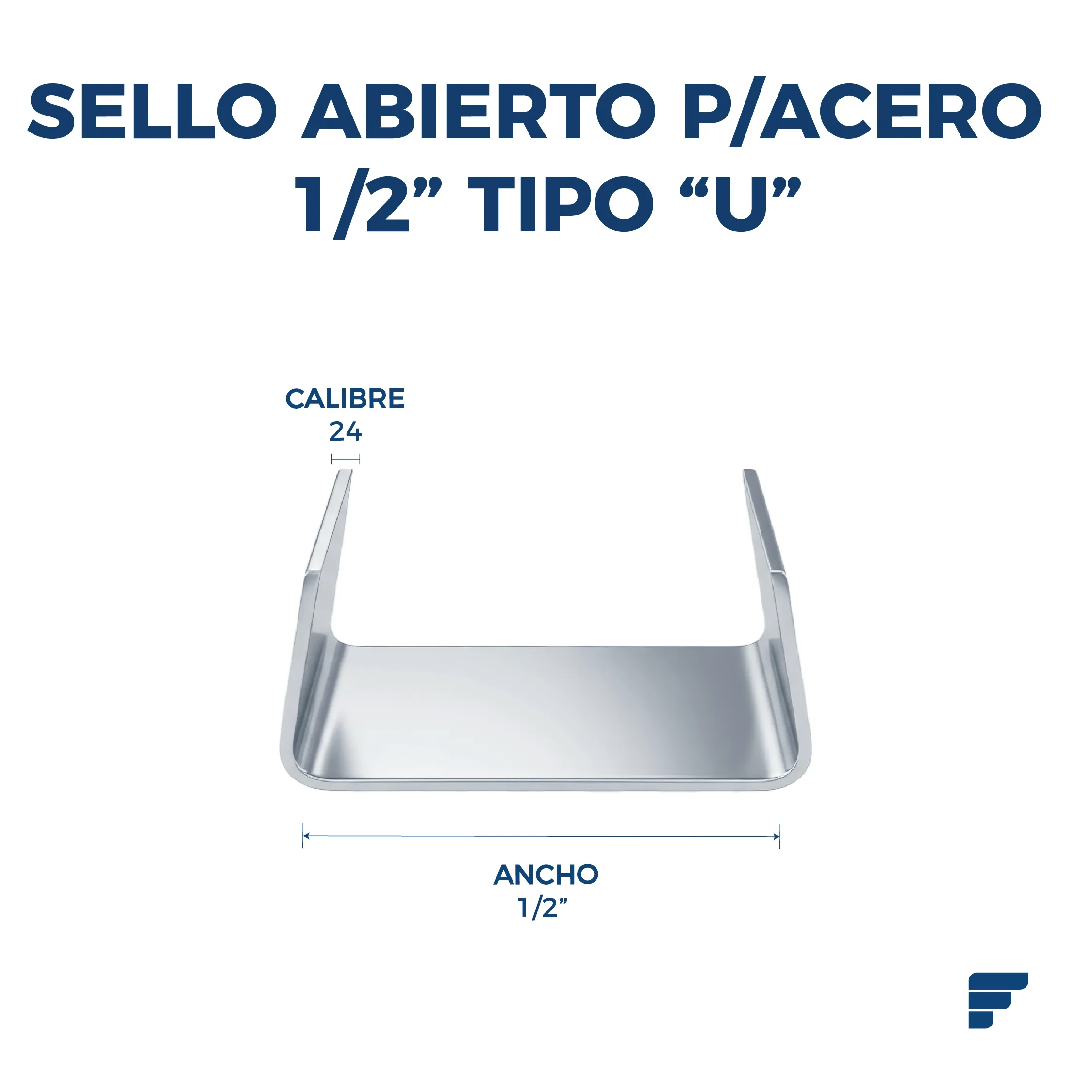 Sello P/Acero de 1/2" - Imagen 2