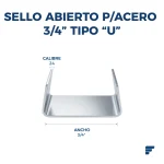 Sello P/Acero de 3/4" - Imagen 2