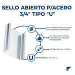 Sello P/Acero de 3/4"