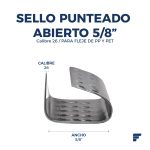Sello Punteado Abierto 5/8 fycamex