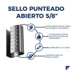 Sello Punteado Abierto 5/8 fycamex