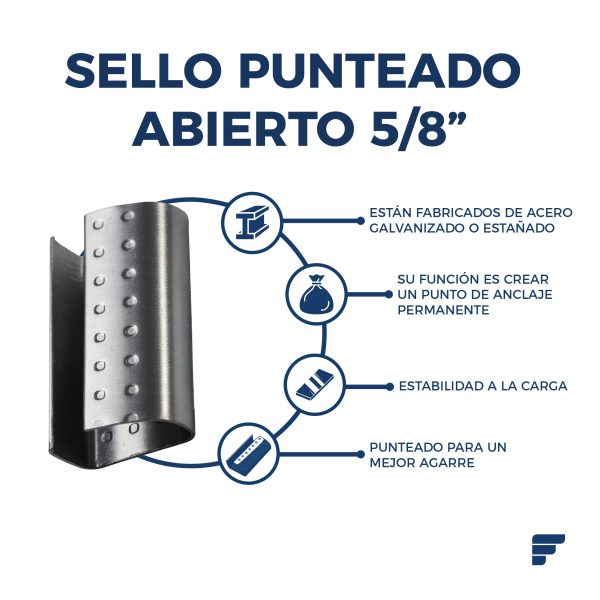 Sello Punteado Abierto 5/8 fycamex