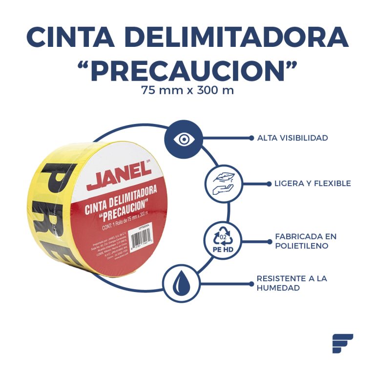 Cinta Delimitadora Precaucion Fycamex